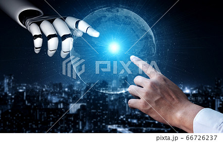 Future artificial intelligence robot and cyborg. Future artificial intelligence robot and cyborg. 66726237