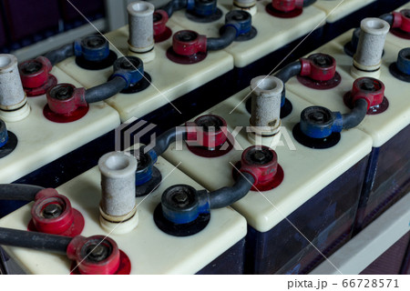 Powerful rechargeable battery forklift. On the 66728571