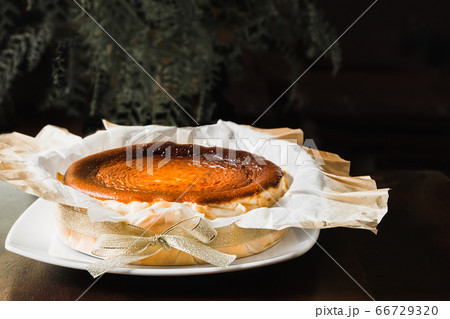 Homemade Basque burnt cheesecake  66729320