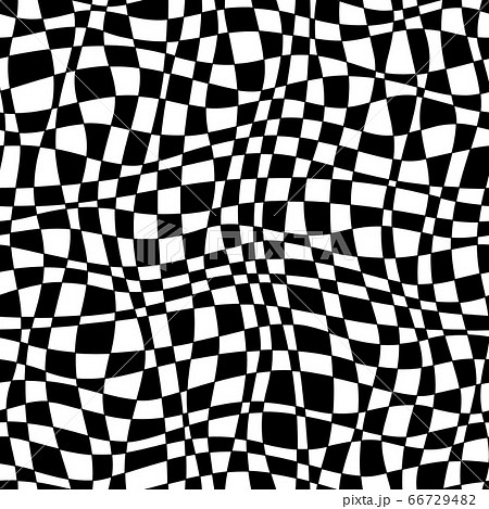 歪んだ市松模様の柄のイラスト素材 [66729482] - PIXTA