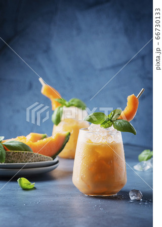 Sweet summer liquor with melon Sweet summer liquor with melon 66730133