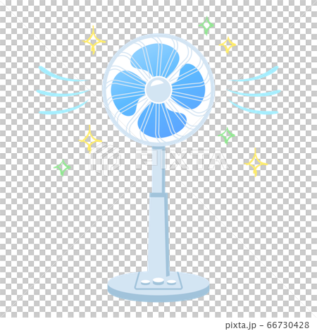 扇風機のイラスト(きれい・清潔) 扇風機のイラスト(きれい・清潔) 66730428