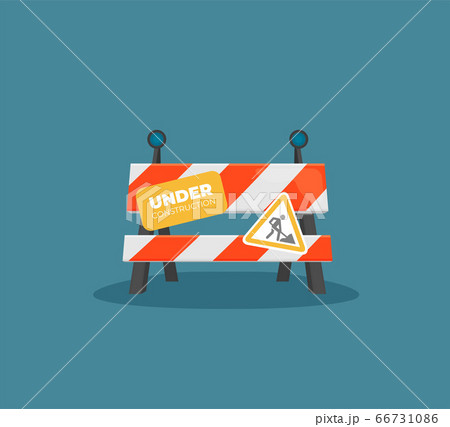 Under construction concept in flat design style, 66731086