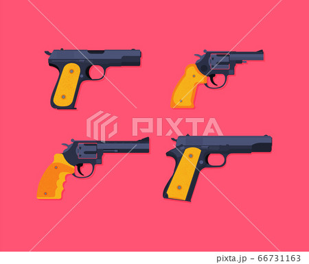 Flat vector illustration of antiquated American Flat vector illustration of antiquated American 66731163