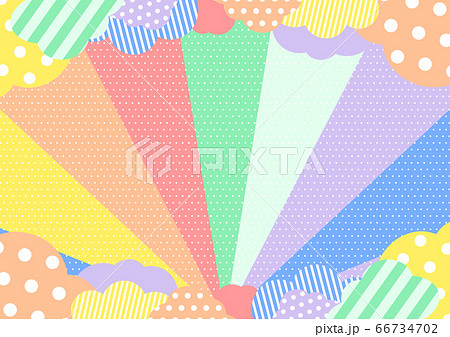 パーティー カラフル背景のイラスト素材