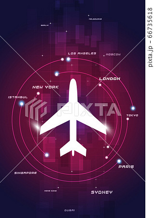 aviation retro banner 66735618