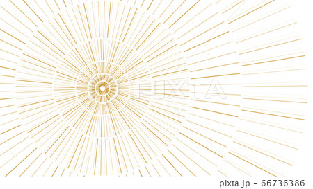 CGライン　放射線状に広がる線のバックグラウンド素材 66736386