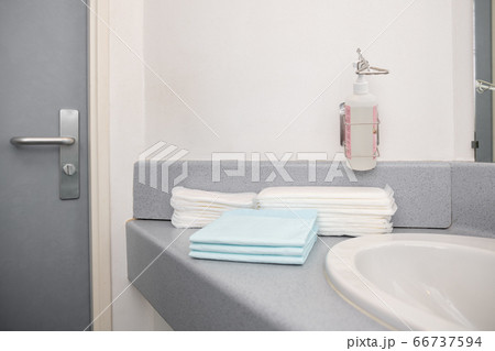 Chamber in the maternity hospital with the necessary things for mother and child 66737594