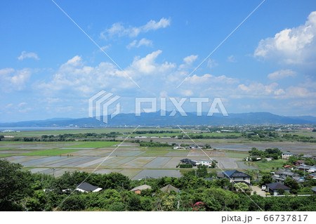 荒崎展望公園から見る出水市の風景 66737817