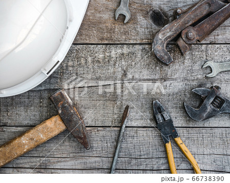 LABOR DAY. Hand tools lying on the table LABOR DAY. Hand tools lying on the table 66738390