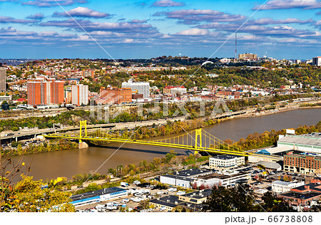 South Tenth Street Bridge across the Monongahela River in Pittsburgh, Pennsylvania South Tenth Street Bridge across the Monongahela River in Pittsburgh, Pennsylvania 66738808