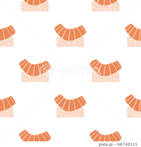 Cute sushi seamless vector pattern isolated on Cute sushi seamless vector pattern isolated on 66740315