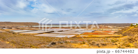 Salinas de Janubio, old salt mining on Lanzarote, Canary Islands, Spain Salinas de Janubio, old salt mining on Lanzarote, Canary Islands, Spain 66744402