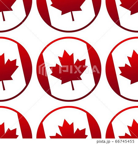 Seamless pattern background with Canadian maple leaf. Template for background, banner, card, poster Seamless pattern background with Canadian maple leaf. Template for background, banner, card, poster 66745455