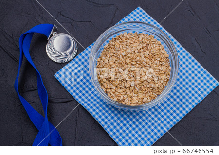 Breakfast of champion concept. 66746554