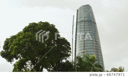 DA NANG, VIETNAM - OCTOBER 8, 2016: Da Nang Administrative Center building in Da Nang city, Vietnam. DA NANG, VIETNAM - OCTOBER 8, 2016: Da Nang Administrative Center building in Da Nang city, Vietnam. 66747971