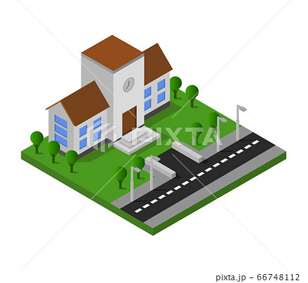 isometric school 66748112