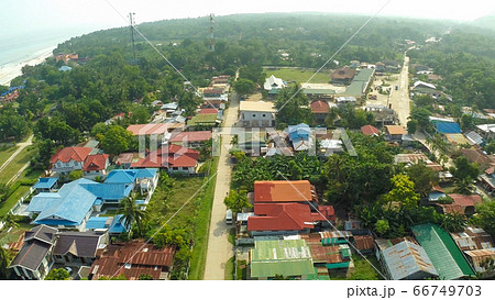 Aerial View Pablacio city. Anda. Bohol. Filipino nature. 66749703