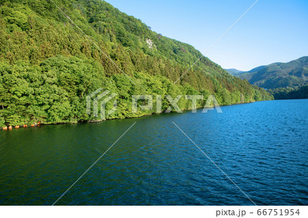 新緑のころ　赤谷湖　みなかみ町　 66751954