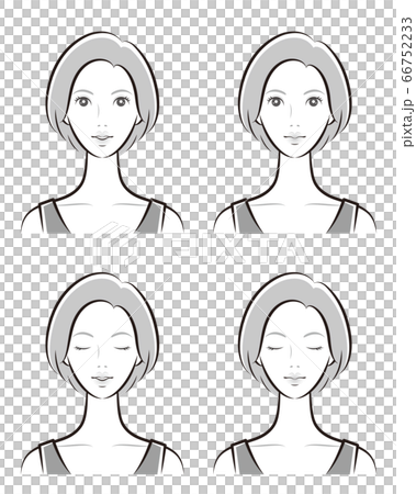 Female facial expression 66752233