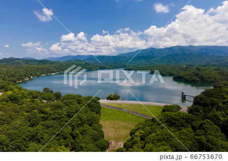 満濃池空撮写真 66753670