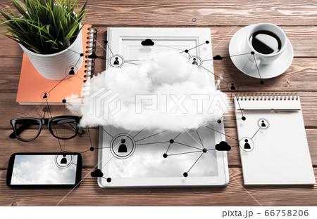 Social communication and global networking concept Social communication and global networking concept 66758206