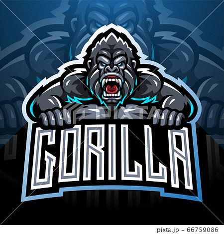 Angry gorilla mascot logo  66759086