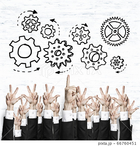 Business and teamwork concept Business and teamwork concept 66760451