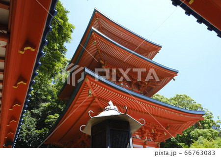 源平合戦ゆかりの寺  神戸の名刹  須磨寺  三重塔 66763083
