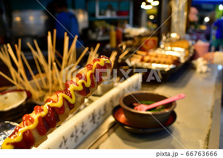 韓国の屋台料理 66763666