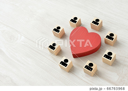 チームワーク・人間関係イメージ 66763968