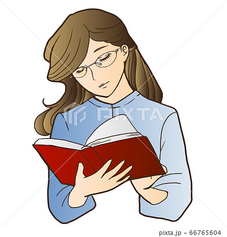 読書する女性 66765604