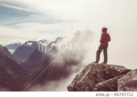 Man on the cliff Man on the cliff 66765722