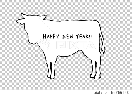 Fashionable hand drawn new year card Fashionable hand drawn new year card 66766158