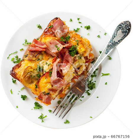 Casserole with sweet potatoes, brussel sprouts, Casserole with sweet potatoes, brussel sprouts, 66767156