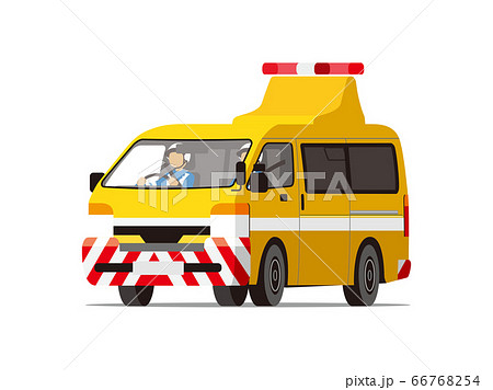 高速パトロール隊、交通管理隊、高速道路、作業車（斜め前向き） 66768254