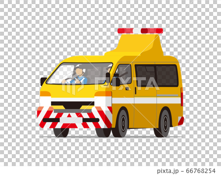 高速パトロール隊、交通管理隊、高速道路、作業車（斜め前向き） 66768254