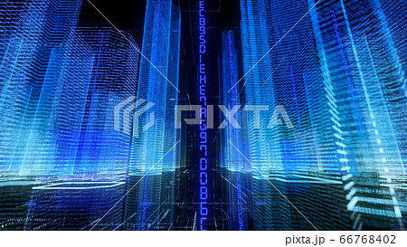 Cg素材 バックグラウンド ネットワークのイラスト素材 66768402 Pixta