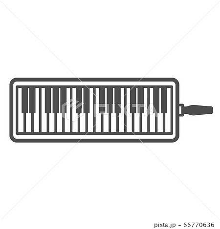 ベクター 鍵盤ハーモニカのアイコン イラストのイラスト素材