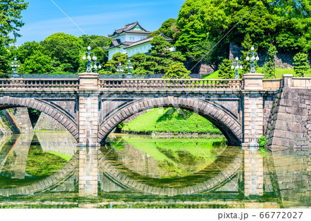 東京　皇居外苑の二重橋（正門石橋） 66772027