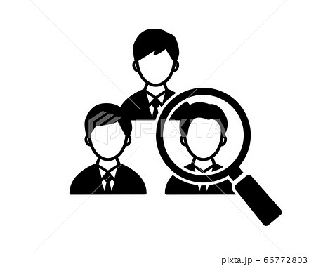 人事考課のイラスト 面接 面談 人事評価 アイコンのイラスト素材