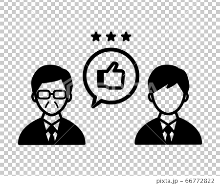 人事考課のイラスト/面接/面談/人事評価/アイコン 人事考課のイラスト/面接/面談/人事評価/アイコン 66772822