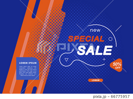vector illustration.white inscription sale on a blue orange background.fifty percent discounts vector illustration.white inscription sale on a blue orange background.fifty percent discounts 66775957