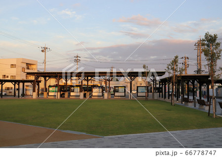 丸岡町散策 丸岡バスターミナル（福井県 坂井市 丸岡町） 66778747