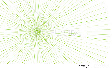 CGライン　放射線状に広がる線のバックグラウンド素材 66778805