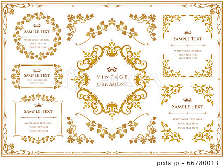 ビンテージオーナメント　フレームセット 66780013