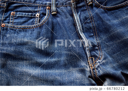 ジーンズの前ポケットとコインポケット 66780212