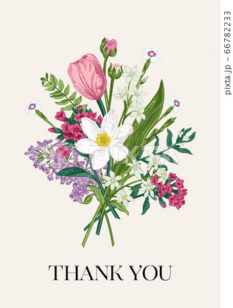 Floral blooming bouquet. 66782233