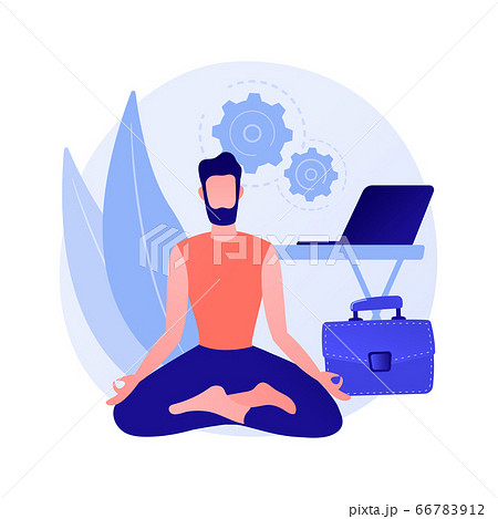 Stress reduction and relieving activity vector concept metaphor 66783912