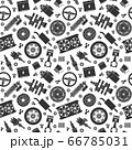 Auto spare parts seamless pattern. Car repair silhouette icon texture and background 66785031